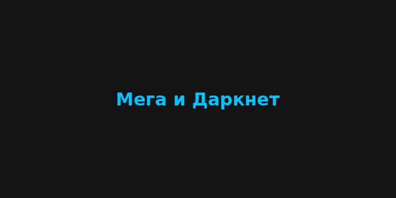 Мега и даркнет